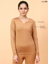 Active Full Sleeves T-shirt (Brown)