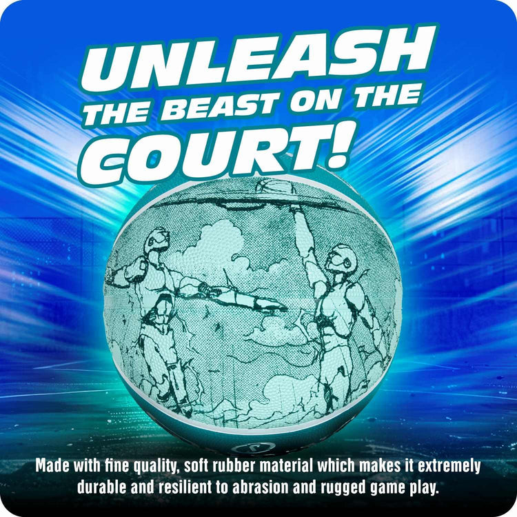 Spalding Sketch Crack Ball 84380Z, Unisex, Basketball, Blue, 7, blue