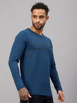 Vector X Mens Full Sleeve Round Neck Jersey/ t-shirt For Fitness Training (Silver, XXL)
