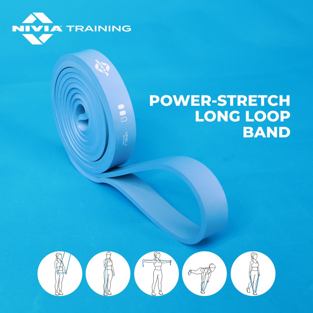 Nivia Training Power-stretch Long Loop Band Level 2