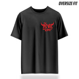 Devil Made Me Do it Oversize T-Shirt | Black
