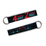 4 Wheels Moves Body. 2 Wheels Moves Soul | Keychain | KIBI SPORTS