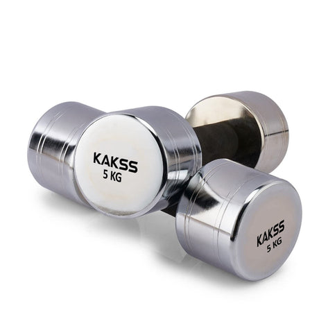 KAKSS Steel Dumbbell Set Of 2pc (Proudly Made In India) | Kakss Exporters (Kakss Fitness)