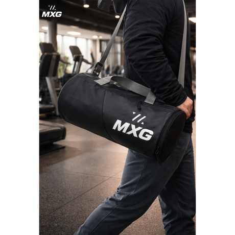 MXG Ultra X Premium Gym & Travel Bag with Adjustable Shoulder Strap and Shoe Compartment | Scratch-Resistant, Water-Resistant Polyester Duffle Bag for Men & Women - Image 5 | KIBI SPORTS