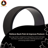 Vedam Yoga Wheel 13 x 5.5 in (black)