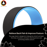Vedam Yoga Wheel 13 x 5.5 in (Black/Sky)
