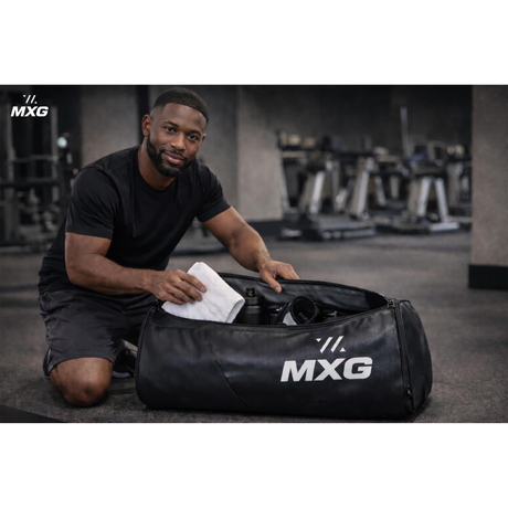 MXG Ultra X Premium Gym & Travel Bag with Adjustable Shoulder Strap and Shoe Compartment | Scratch-Resistant, Water-Resistant Polyester Duffle Bag for Men & Women - Image 3 | KIBI SPORTS
