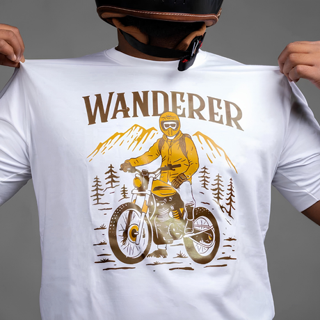 Wanderer - T-Shirt - white | 100kmph