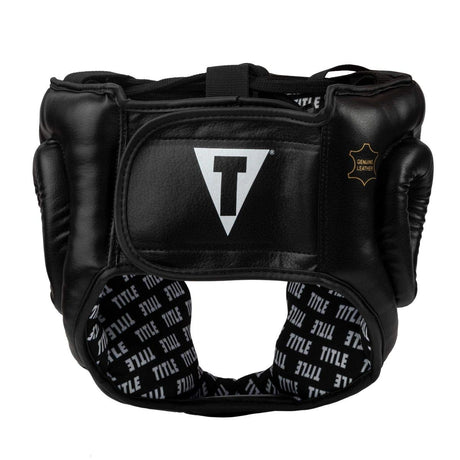 TITLE CLASSIC FULL COVERAGE TRAINING HEADGEAR BLACK