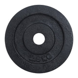 KAKSS Black Cast Iron Weight Lifting Plates Center Hole (25mm) Proudly Made In India