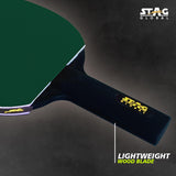 STAG GLOBAL (New Launch) Series 3 Table Tennis Racket | Lightweight |FUNPLAY & Beginners | Multi-Color