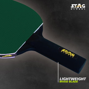 STAG GLOBAL (New Launch) Series 3 Table Tennis Racket | Lightweight |FUNPLAY & Beginners | Multi-Color