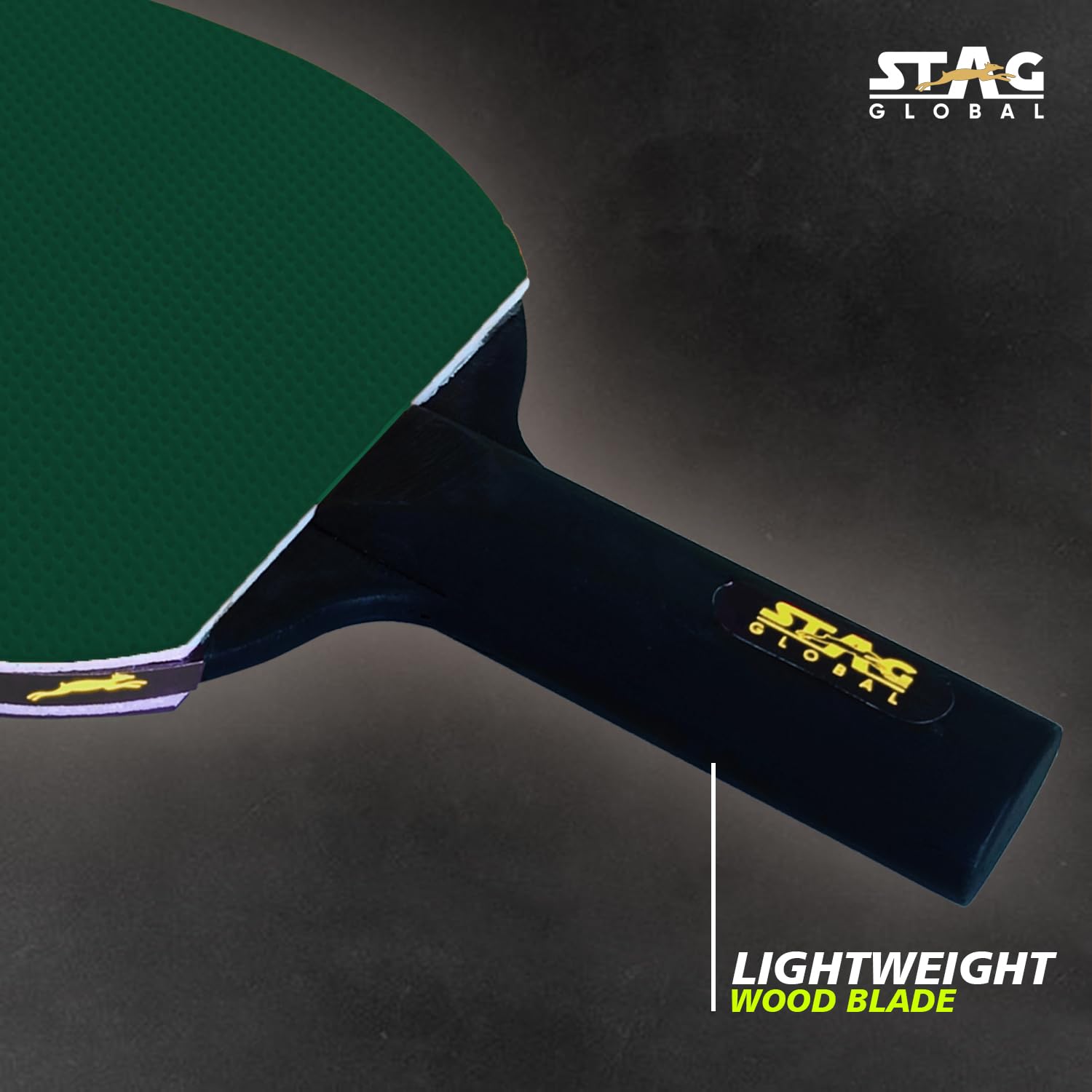STAG GLOBAL (New Launch) Series 3 Table Tennis Racket | Lightweight |FUNPLAY & Beginners | Multi-Color