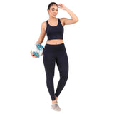 Vector X OSB-279 Women's Yoga Stretchable Sports Bra and Full Length Tights set