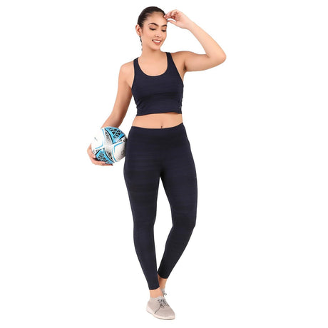Vector X OSB-279 Women's Yoga Stretchable Sports Bra and Full Length Tights set