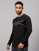 Vector X Mens Full Sleeve Round Neck Jersey/ t-shirt For Fitness Training (Silver, XXL)