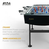 Stag Global Foosball Table| Premium Table Soccer for Kids, Adults with Cup Holders| Ideal for Home & Club| KIBI SPORTS