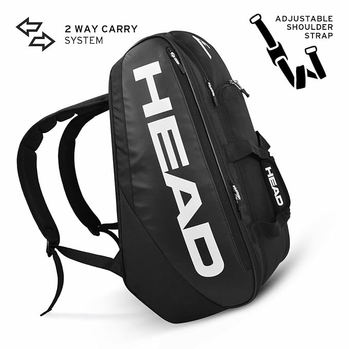HEAD Pro Pickleball Bag M (Black/White)