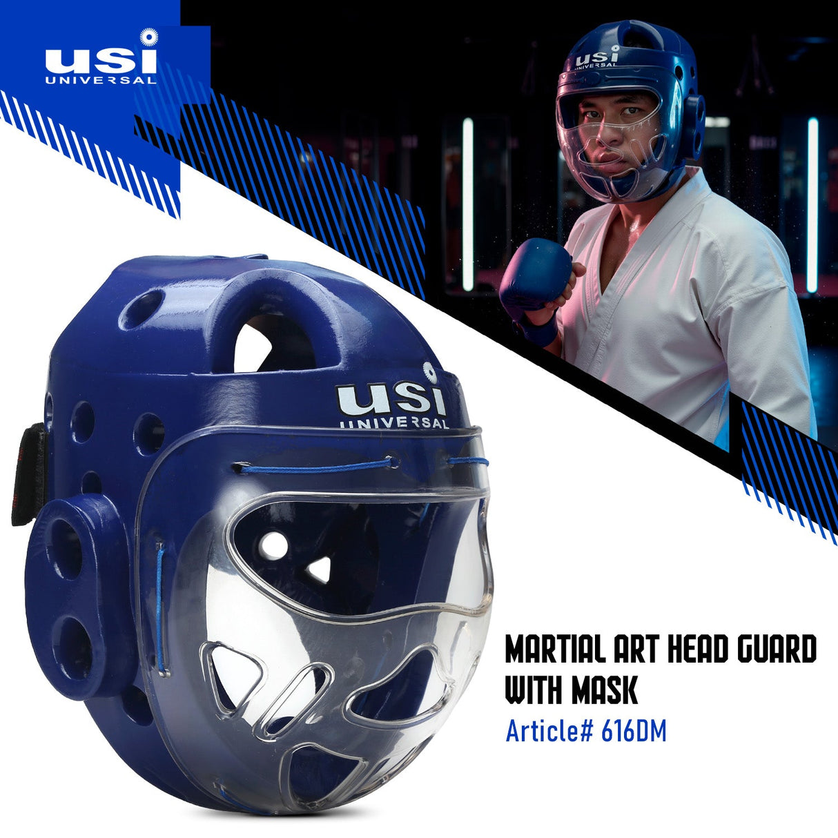 Dip Foam Head Guard - 616D USI | Kibi Sports