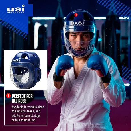 Dip Foam Head Guard - 616D Martial Arts USI | Kibi Sports