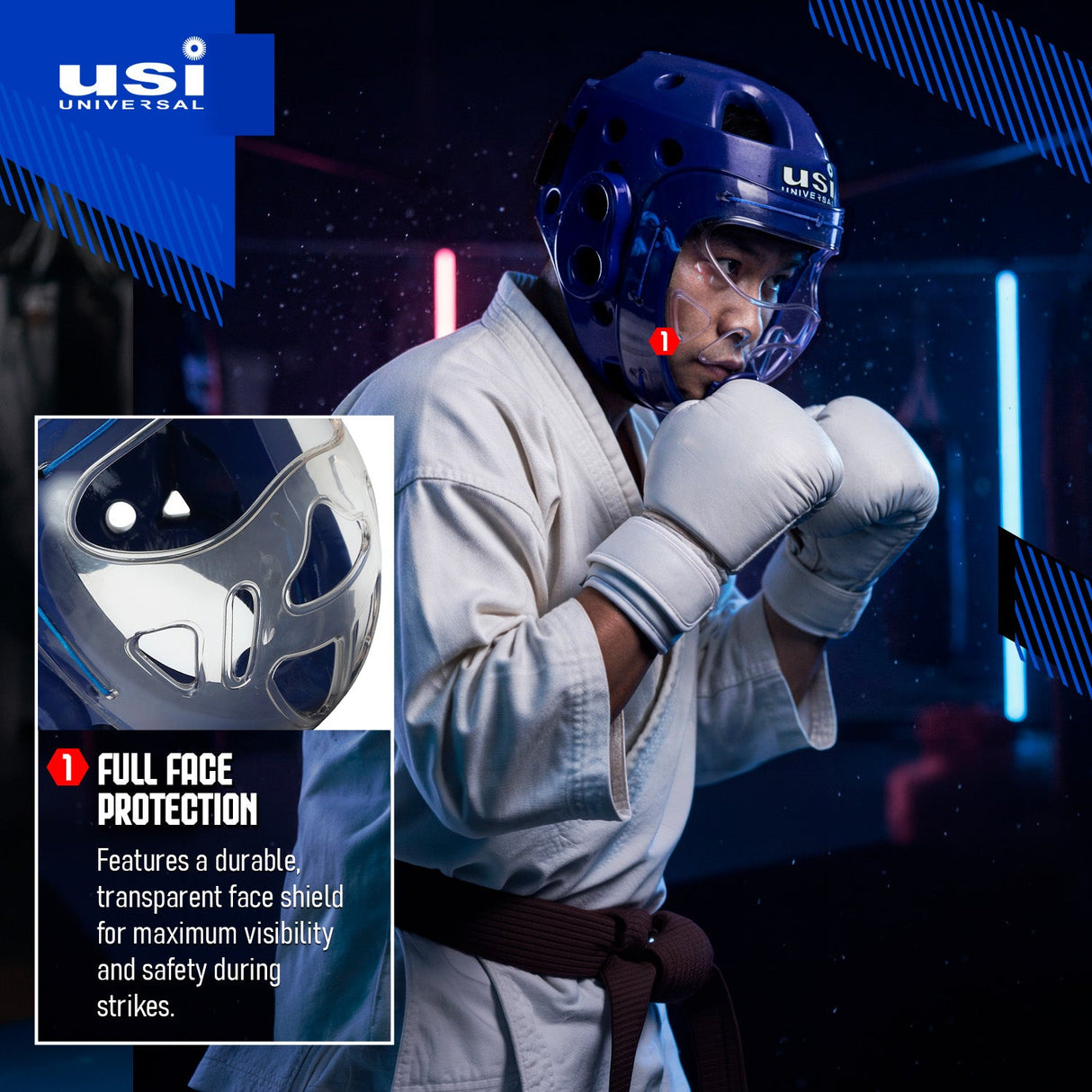 Dip Foam Head Guard - 616D USI | Kibi Sports