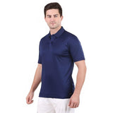 Vector X OMT-247 Men's Solid Sports Polo Coller Neck T- shirt