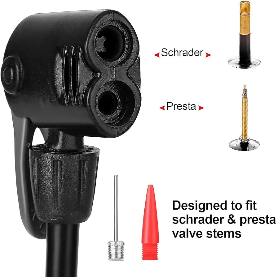 COUGAR Neo Mini Foot Pump Portable Light Weight Foot Pump for Bike,scooty,Bicycle,Football,Hand Ball inflator