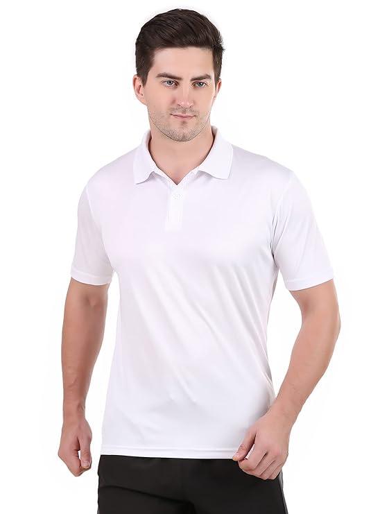 Vector X OMT-247 Men's Solid Sports Polo Coller Neck T- shirt