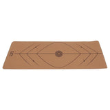 COUGAR Cork Rubber Yoga Mat for Women and Men 8 MM Thick Exercise Yoga Mat for Workout, Yoga, Fitness, Exercise Mat Anti Slip Mat, Yoga Mat 8 mm Gym Mat 