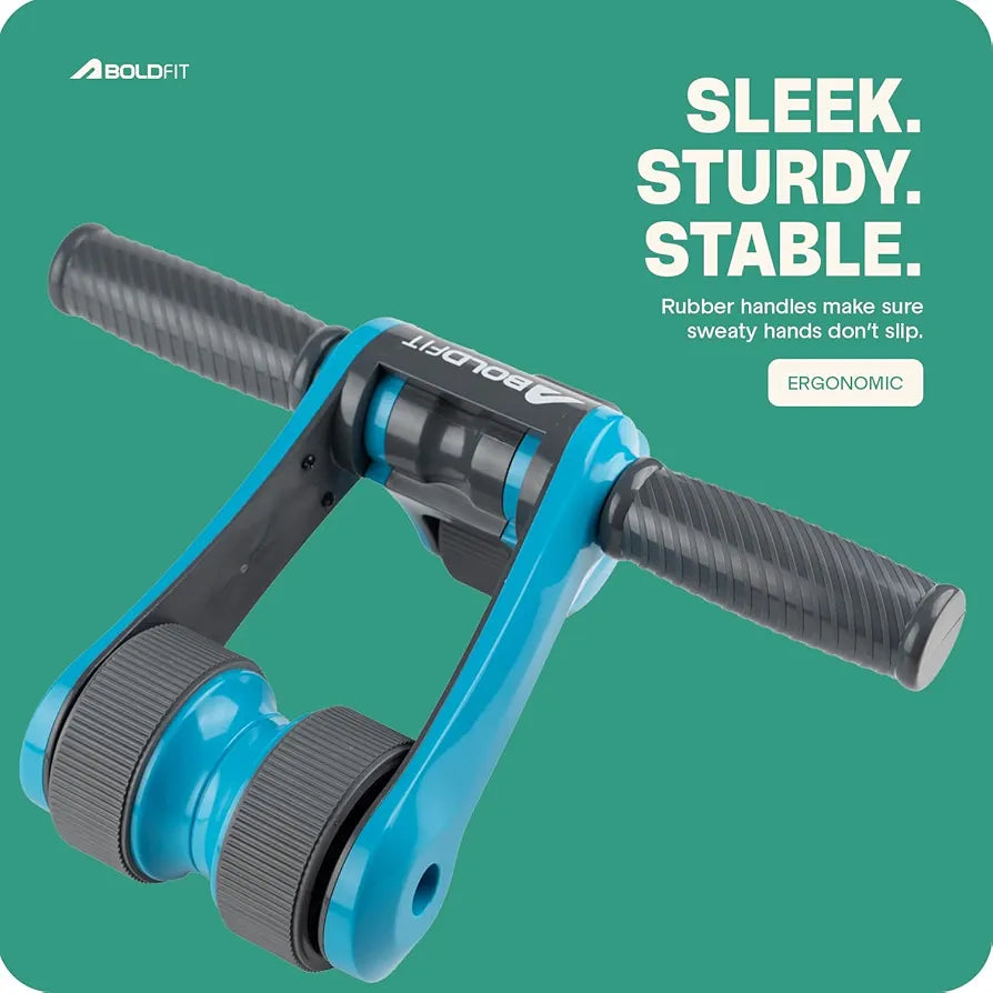 Boldfit Abs Roller for Men & Women Stomach Home Workout, Gym