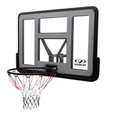 COUGAR Jordan Basketball Backboard 110x75 cm | Wall Mount Shatterproof Acrylic Board with 16mm Steel Ring 45 cm Dia and Net for Outdoor Court Practice and Home Use