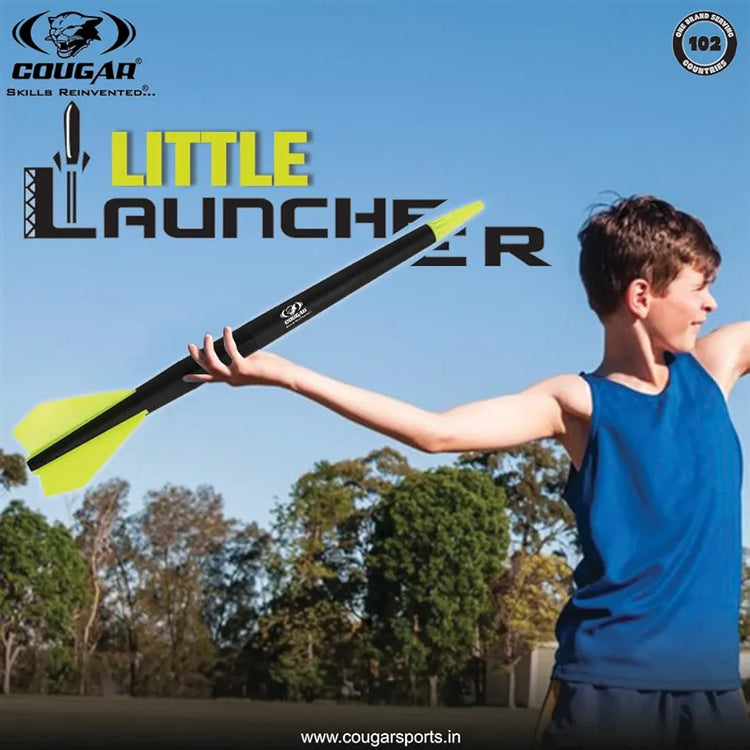 COUGAR Soft Plastic Little Launcher Training Javelin - Ideal for Kids, Adults, and School Competitions, Outdoors 350 G, Lenght- 27 inch