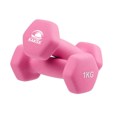 KAKSS Neoprene Dumbbell, Set of 2pcs (Proudly Made In India) | Kakss Exporters (Kakss Fitness)