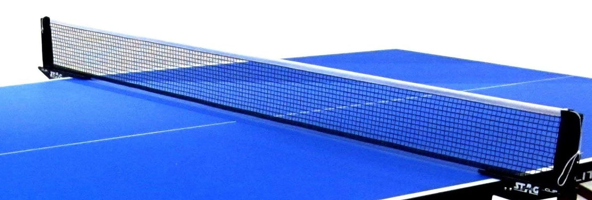 STAG GLOBAL Clip Table Tennis Net and Post – Durable Cotton Net with Post Set, Easy Setup & Strong Grip