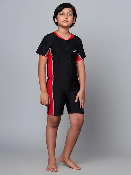 VECTOR X Zaggar Swimming/Cycling Suit Self Design Boys & Girls Swim-dress Swimsuit