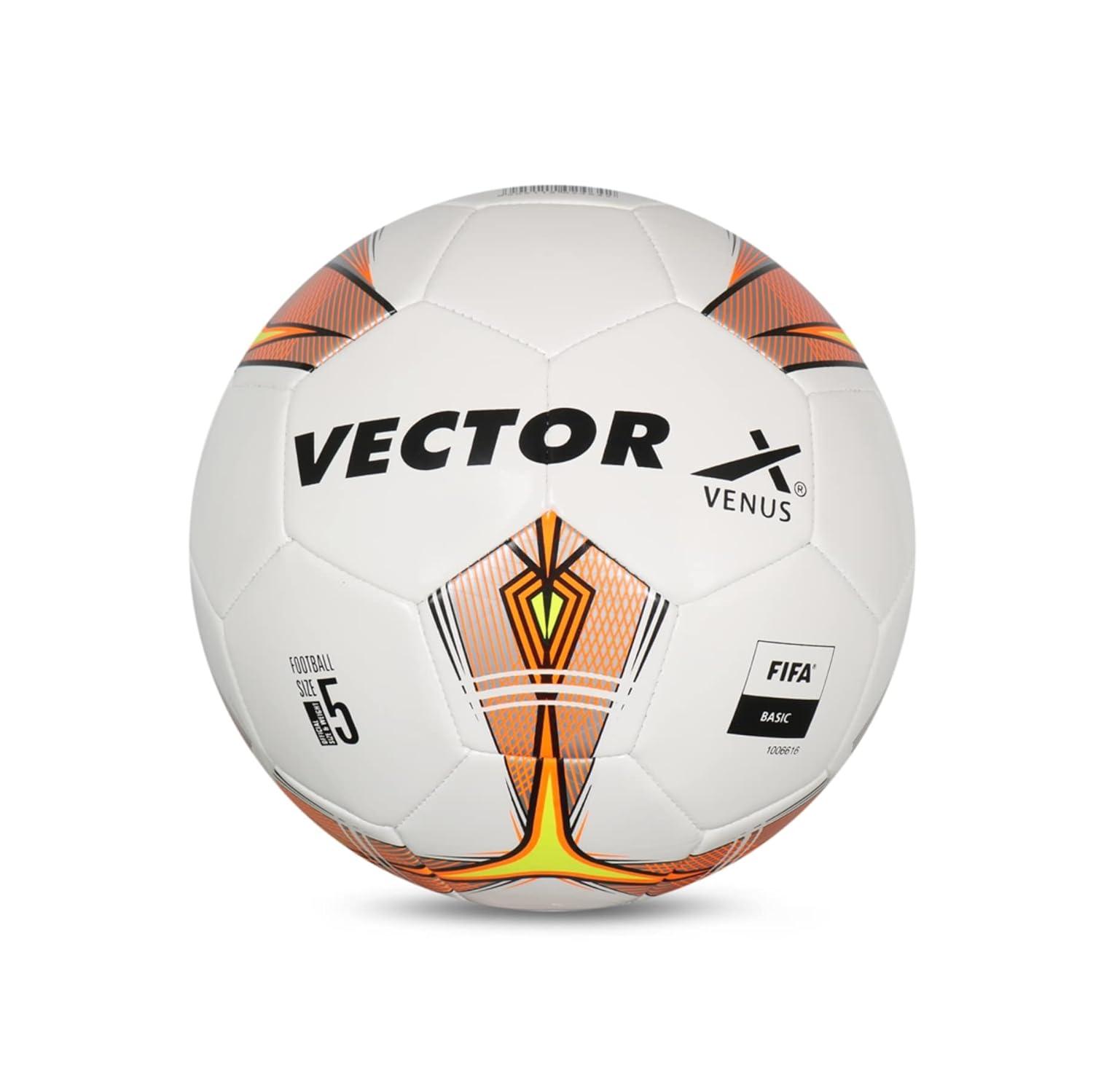 Vector X Venus TPU Machine Stitched Football- Size: 5(Pack of 1)