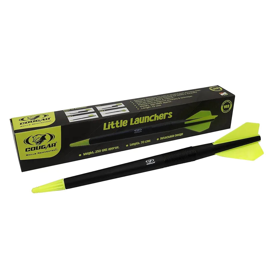 COUGAR Soft Plastic Little Launcher Training Javelin - Ideal for Kids, Adults, and School Competitions, Outdoors 350 G, Lenght- 27 inch