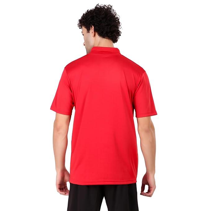 Vector X OMT-247 Men's Solid Sports Polo Coller Neck T- shirt