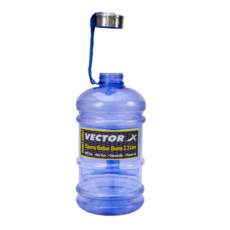 Vector X Sports Water Bottle for Gym, Protein Shaker Bottle, Gallon Water Bottle (2.2 LTR) BPA-Free, Unbreakable, Freezer Safe