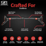 COUGAR THREE WAY SUPPORT Pull Up Bars Hanging leg raises pull up support with water level For Home Workout -Chin Up Bar Gym Accessories Without Screw Anti-skid Grip Strength Training Exercise Bar