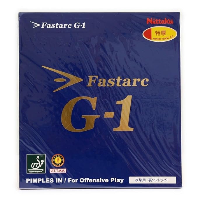 Nittaku Fastarc G1 Table Tennis Rubber | Kibi Sports
