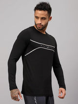 Vector X Mens Full Sleeve Round Neck Jersey/ t-shirt For Fitness Training (Silver, XXL)