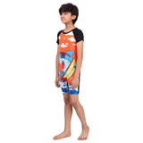 VIVA SWIMMING Half Sleeves Swimwear Suit Costume for Kids For Practicing Swimming, Diving, Cycling, Aerobics