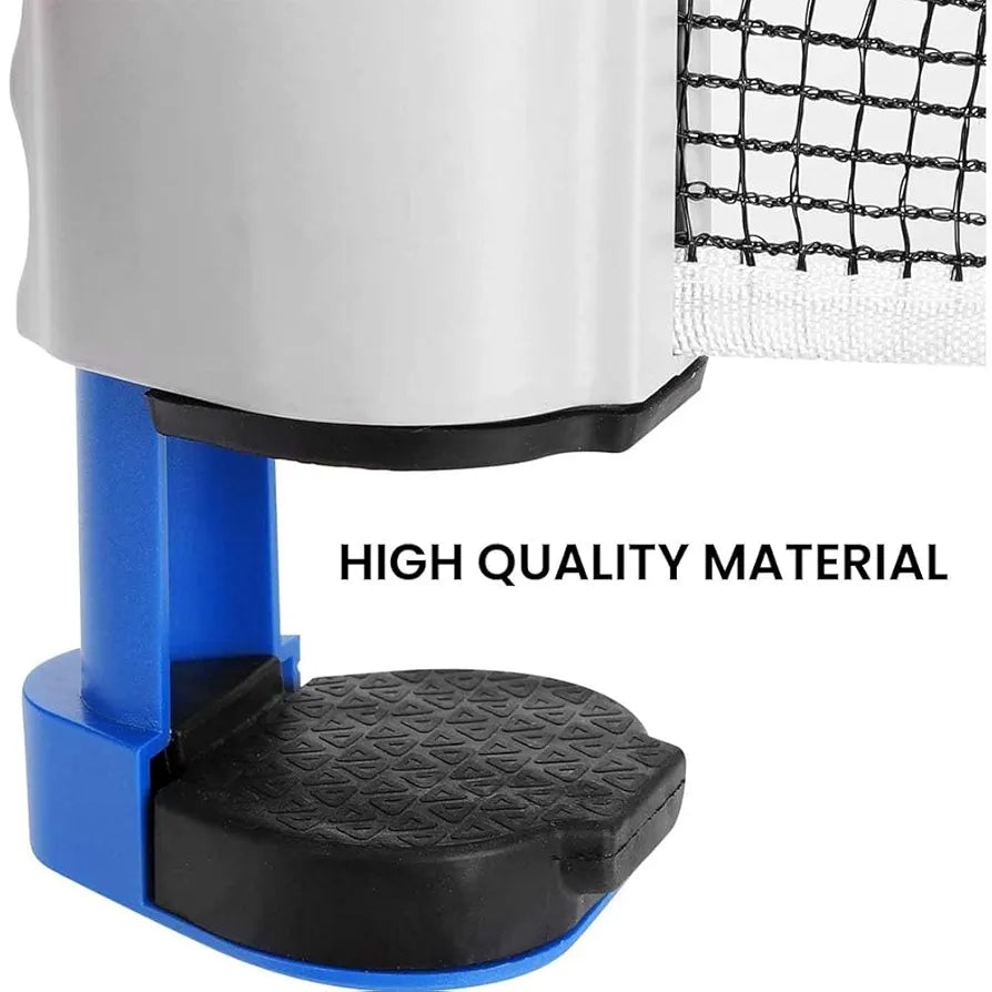 COUGAR Table Tennis Net with Push Clamps, Portable TT Net, Retractable Table Tennis Net for Any Table