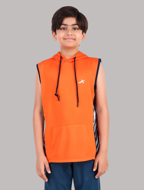 Vector X OKT-228 Kid's Printed Hoodie Sleeveless