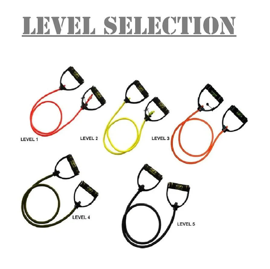 Cougar Toning Tube, Toning Tube for Exercise, Resistance Band Set with Handles, Single Toning Resistance Tube Heavy Quality, All Purpose Fitness Tube for Home and Gym Prime 