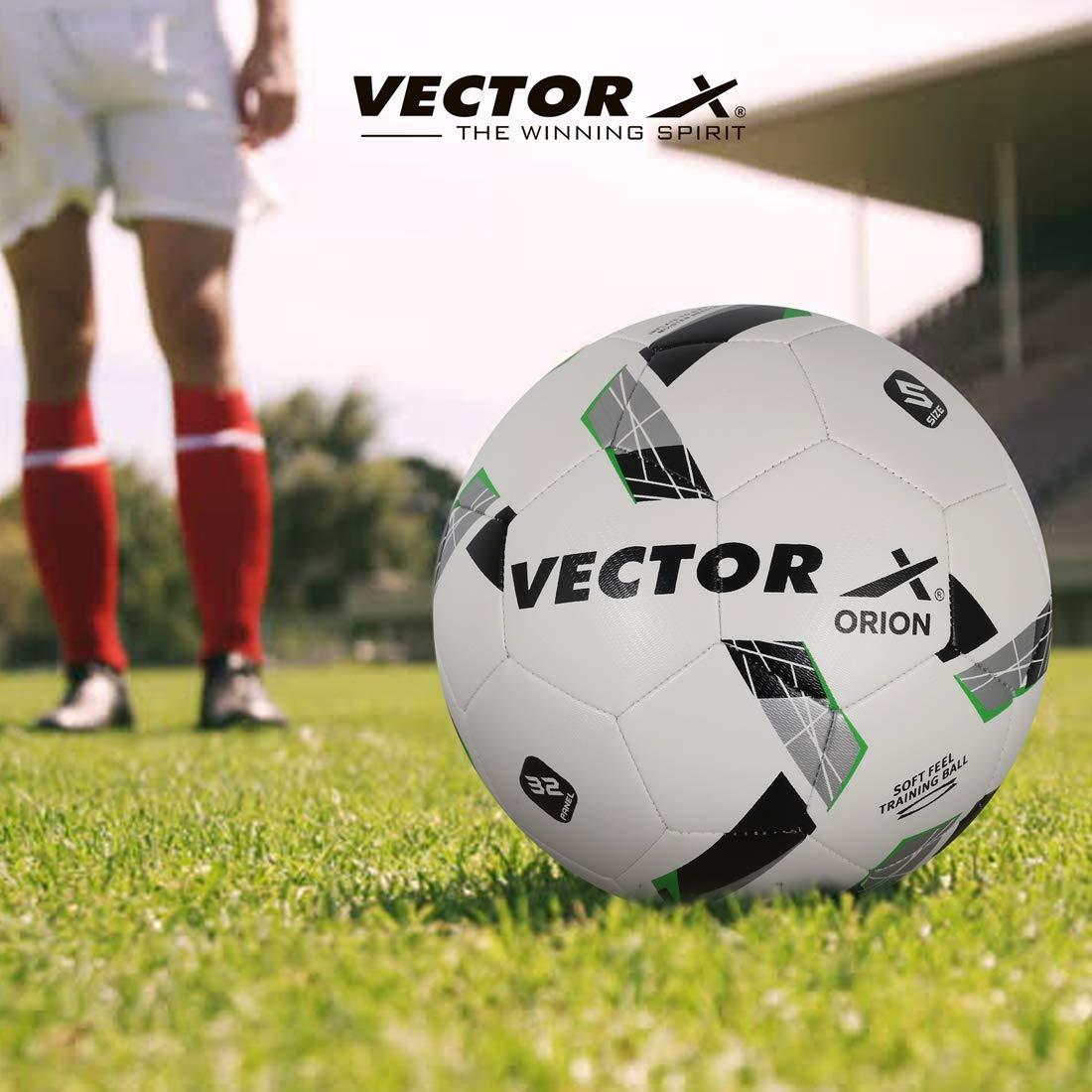 VECTOR X Orion TPU Machine Stitched | Match | Training | Practice| Professional Football - Size: 5 (Pack of 1)