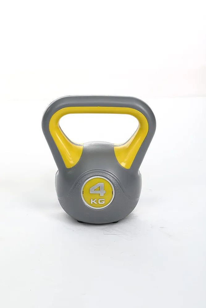 Cougar Plastic Kettlebell for Home Gym, Kettlebells for Strength Training, Fitness & Cardio Training, 4 Kg