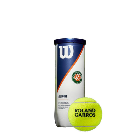 WILSON Roland Garros All Court Tennis Ball Can (3 Balls) | Noah Sports