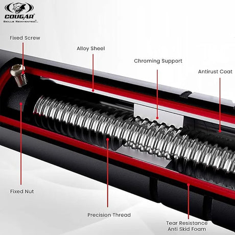 COUGAR THREE WAY SUPPORT Pull Up Bars Hanging leg raises pull up support with water level For Home Workout -Chin Up Bar Gym Accessories Without Screw Anti-skid Grip Strength Training Exercise Bar